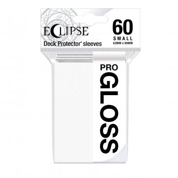 Ultra Pro - Small Card Sleeves 60ct - Eclipse Gloss - Arctic White available at 401 Games Canada