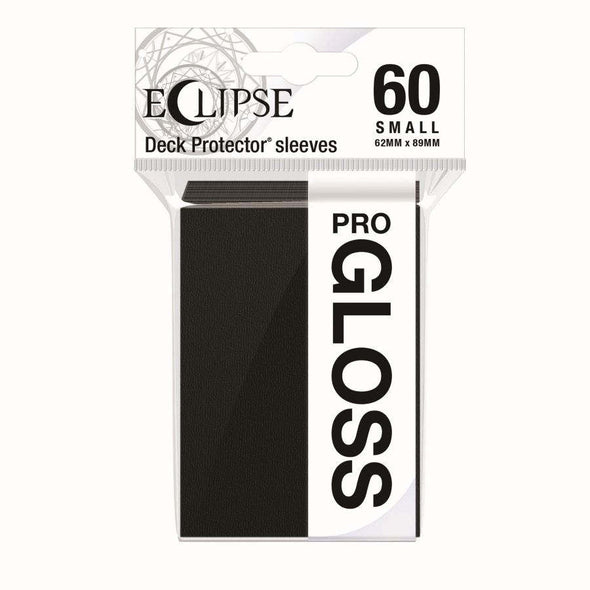 Ultra Pro - Small Card Sleeves 60ct - Eclipse Gloss - Jet Black available at 401 Games Canada