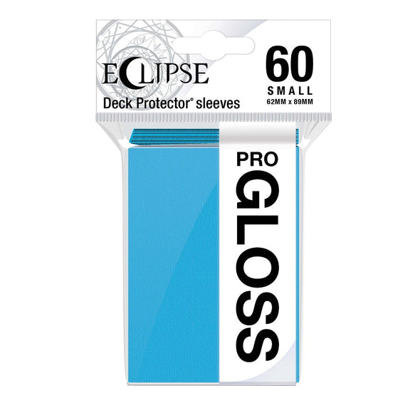 Ultra Pro - Small Card Sleeves 60ct - Eclipse Gloss - Sky Blue available at 401 Games Canada