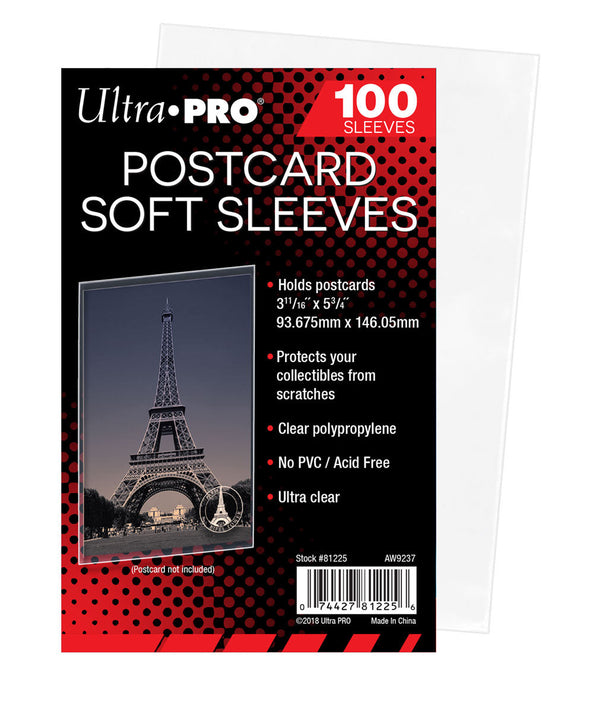 Ultra Pro - Soft Sleeves 100ct - Postcard Size available at 401 Games Canada