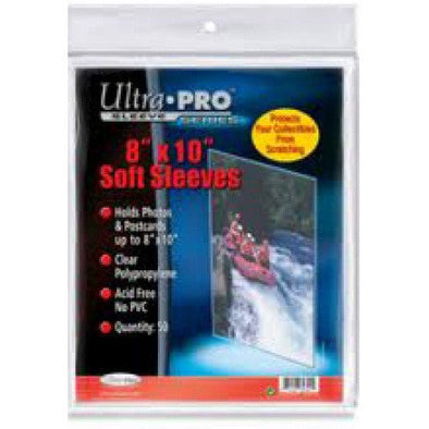 Ultra Pro - Soft Sleeves 50ct - 8x10 available at 401 Games Canada