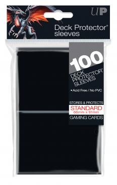 Ultra Pro - Standard Card Sleeves 100ct - Black available at 401 Games Canada