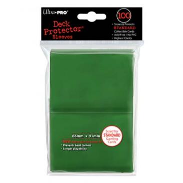 Ultra Pro - Standard Card Sleeves 100ct - Green available at 401 Games Canada