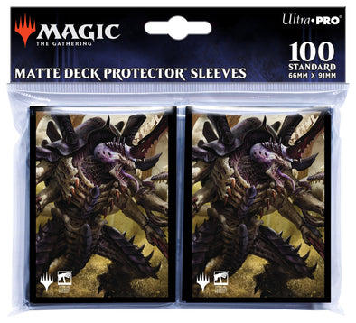 Ultra Pro - Standard Card Sleeves 100ct - MTG Warhammer 40K Commander Deck V4 available at 401 Games Canada