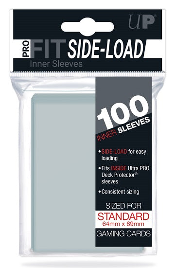 Ultra Pro - Standard Card Sleeves 100ct - Pro-Fit Side Loading 64mm x 89mm available at 401 Games Canada