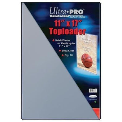 Ultra Pro - Toploader 10ct - 11x17 (279.4mm x 431.8mm) available at 401 Games Canada