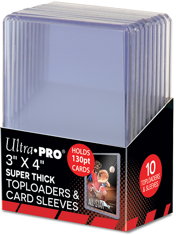 Ultra Pro - Toploader 10ct - 130pt with Sleeves available at 401 Games Canada
