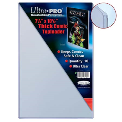 Ultra Pro - Toploader 10ct - Comic Book 7.5x11 available at 401 Games Canada