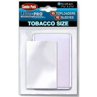 ultra pro tobacco sleeves 1-15/32" x 2-11/16" Card Brand 10 PackS of 100=1000 use Ultra PRO Tobacco Size Sleeve (part# 84868). 401 Games Canada - Ultra