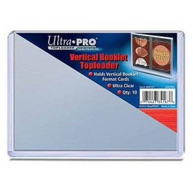 Ultra Pro - Toploader 10ct - Vertical Booklet (139.7mm x 106.4mm) available at 401 Games Canada