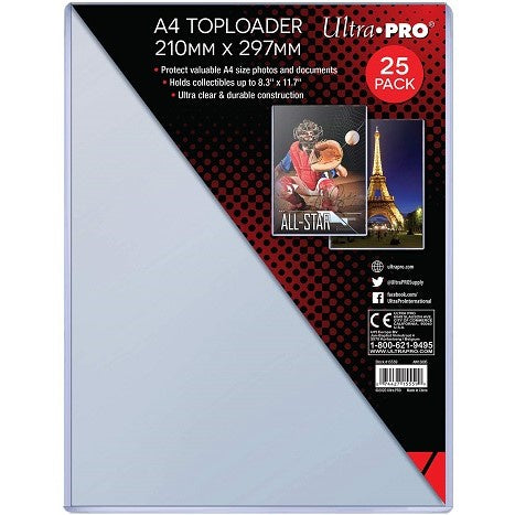 Ultra Pro - Toploader 25ct - 210mm x 297mm available at 401 Games Canada