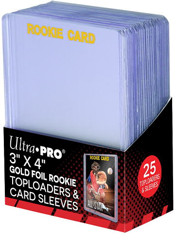 Ultra Pro - Toploader 25ct - 35pt Gold Rookie with Sleeves available at 401 Games Canada
