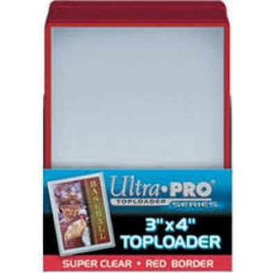 Lot de 25 Toploader Ultra Pro Red Border