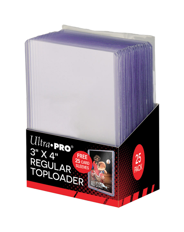 Ultra Pro - Toploader 25ct - 35pt - Regular and Sleeves Combo available at 401 Games Canada
