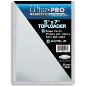 Ultra Pro - Toploader 25ct - 5x7 (127mm x 177.8mm) available at 401 Games Canada