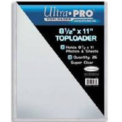 Ultra Pro - Toploader 25ct - 8.5 x 11 available at 401 Games Canada