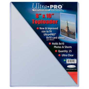 Ultra Pro - Toploader 25ct - 8x10 (sized to fit 8x10 card sleeves) available at 401 Games Canada