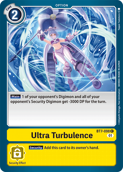 Ultra Turbulence - BT7-098 - Common available at 401 Games Canada