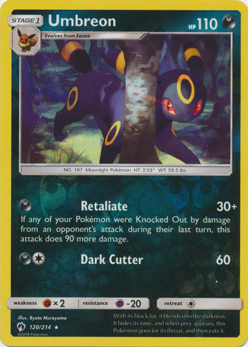 Umbreon - 120/214 - Rare - Reverse Holo available at 401 Games Canada