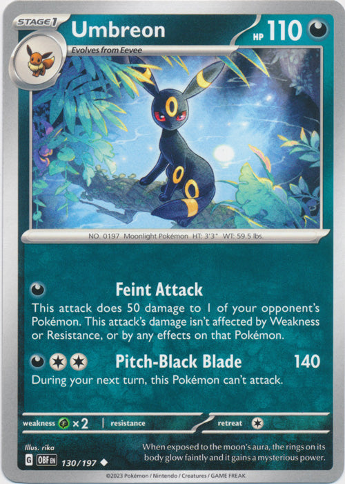 Umbreon - 130/197 - Uncommon available at 401 Games Canada