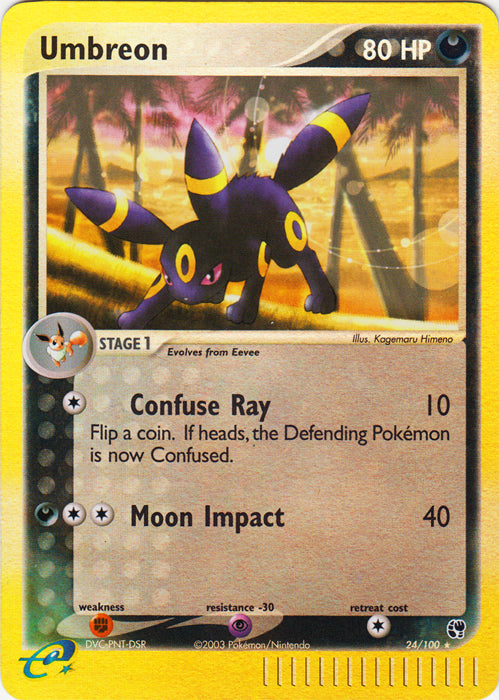 Umbreon - 24/100 - Rare - Reverse Holo available at 401 Games Canada