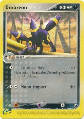 Umbreon - 24/100 - Rare available at 401 Games Canada