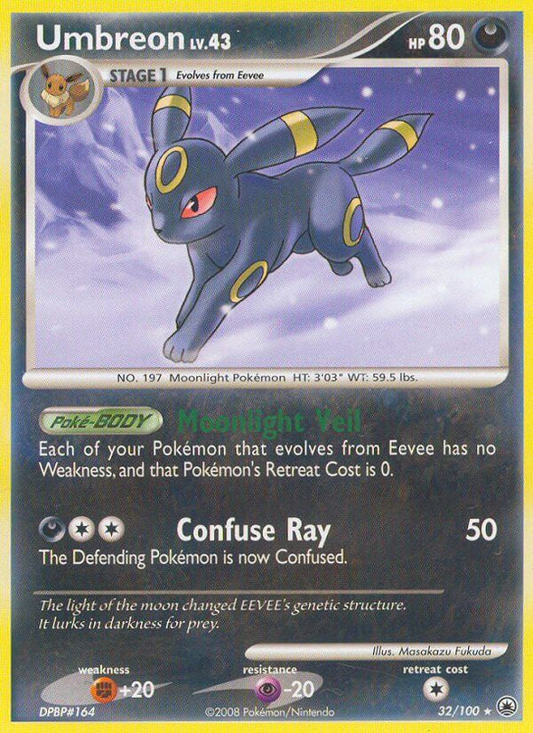 Umbreon - 32/100 - Rare available at 401 Games Canada