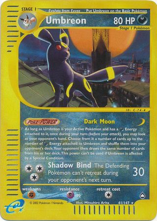 Umbreon - 41/147 - Rare - Reverse Holo available at 401 Games Canada