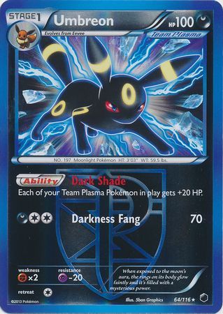 Umbreon - 64/116 - Holo Rare - Reverse Holo available at 401 Games Canada