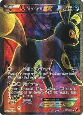 Umbreon EX - 119/124 - Full Art Ultra Rare available at 401 Games Canada