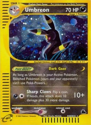 Umbreon - H30/H32 - Holo available at 401 Games Canada