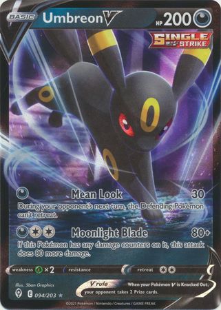 Umbreon V - 094/203 - Ultra Rare available at 401 Games Canada