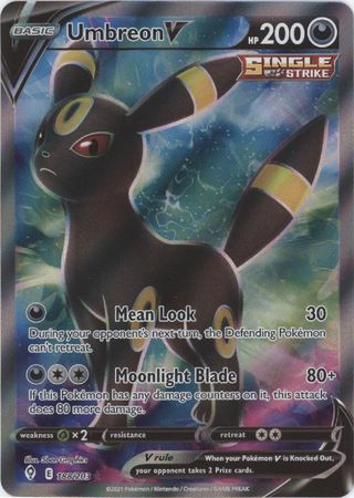 Umbreon V - 188/203 - Full Art Ultra Rare available at 401 Games Canada