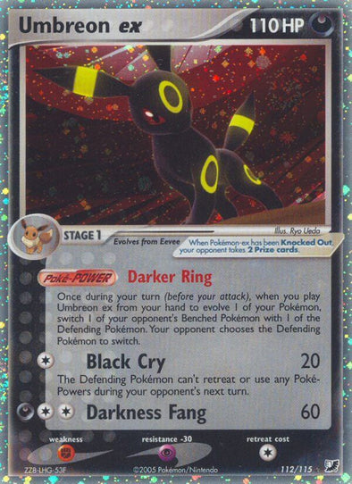 Umbreon ex - 112/115 - Ultra Rare available at 401 Games Canada