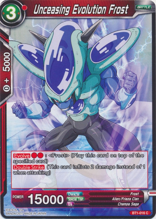 Unceasing Evolution Frost - BT1-016 - Common available at 401 Games Canada