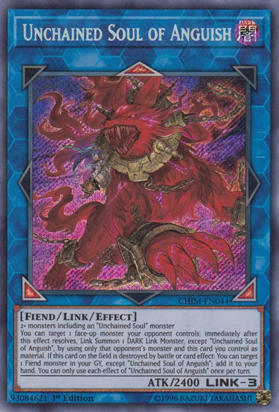 Unchained Soul of Anguish - CHIM-EN044 - Secret Rare - 1st Edition available at 401 Games Canada