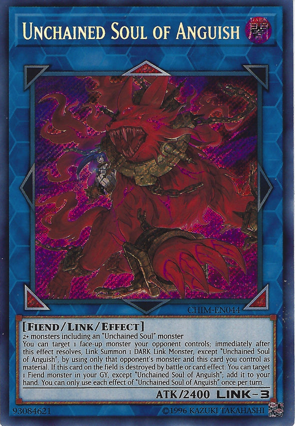 Unchained Soul of Anguish - CHIM-EN044 - Secret Rare - Unlimited available at 401 Games Canada