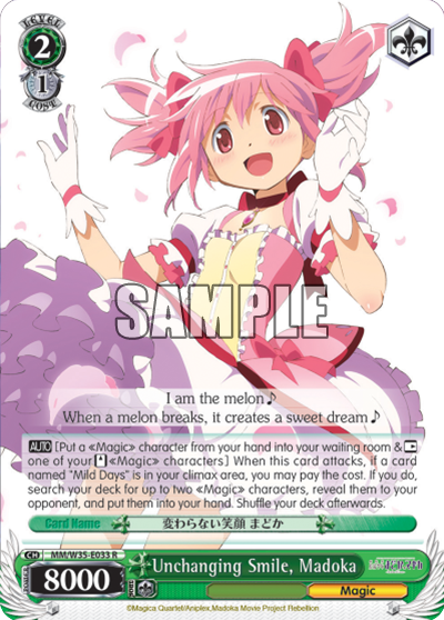 Unchanging Smile, Madoka - MM/W35-E033 - Rare available at 401 Games Canada