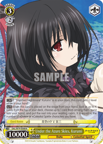 Under the Azure Skies, Kurumi - DAL/W79-E008 - Rare available at 401 Games Canada