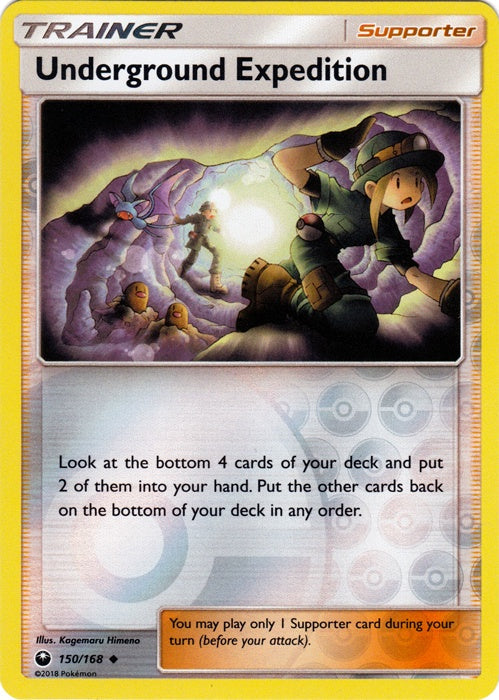 Underground Expedition - 150/168 - Uncommon - Reverse Holo available at 401 Games Canada