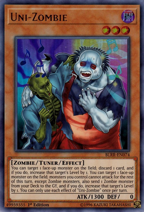 Uni-Zombie - BLRR-EN074 - Ultra Rare - 1st Edition available at 401 Games Canada