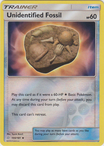 Unidentified Fossil - 155/181 - Uncommon - Reverse Holo available at 401 Games Canada