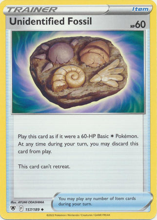 Unidentified Fossil - 157/189 - Uncommon available at 401 Games Canada