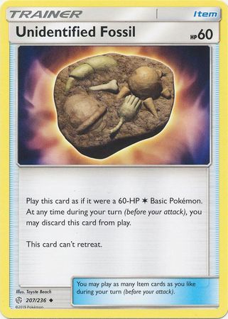 Unidentified Fossil - 207/236 - Uncommon available at 401 Games Canada