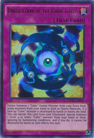 Unification of the Cubic Lords - MVP1-EN045 - Ultra Rare - Unlimited available at 401 Games Canada