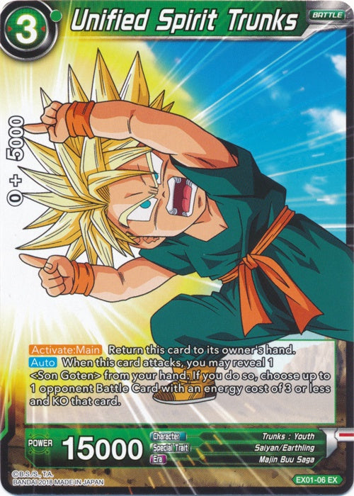 Unified Spirit Trunks - EX01-06 - Expansion Rare available at 401 Games Canada