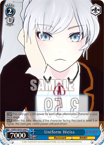 Uniform Weiss - RWBY/WX03-E096 - Common available at 401 Games Canada