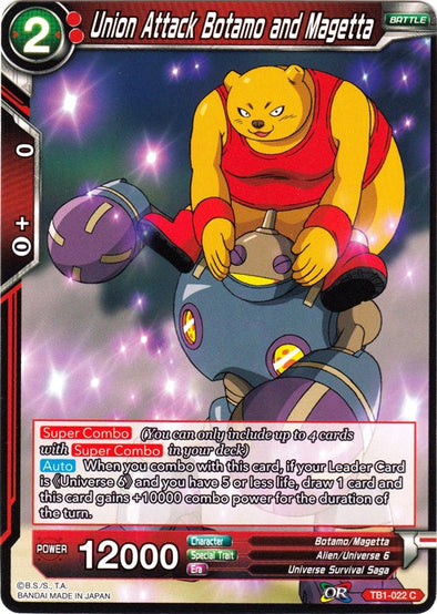 Union Attack Botamo and Magetta - TB1-022 - Common available at 401 Games Canada