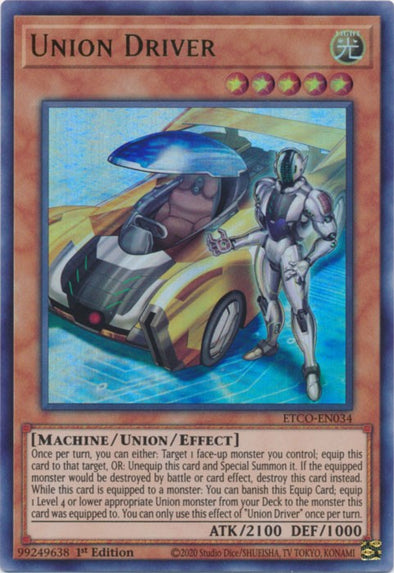 Union Driver - ETCO-EN034 - Ultra Rare - 1st Edition available at 401 Games Canada