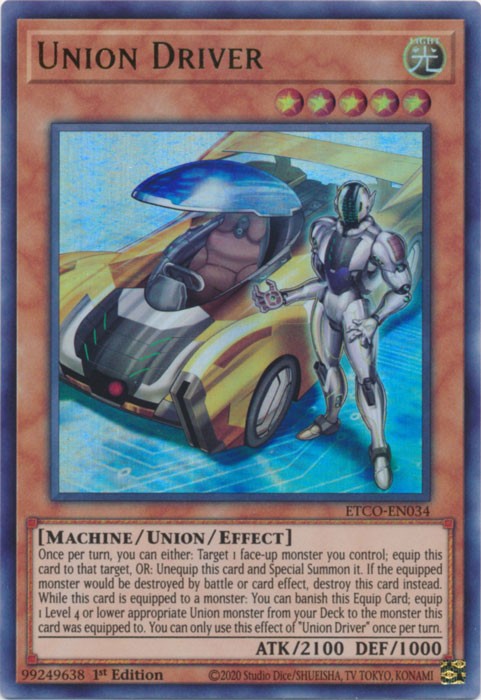 Union Driver - ETCO-EN034 - Ultra Rare - 1st Edition available at 401 Games Canada